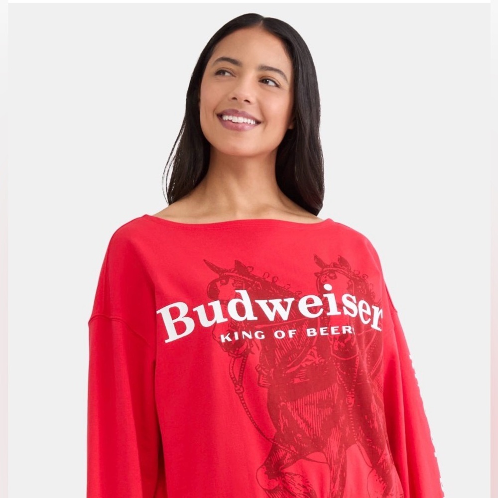 Budweiser Red Graphic Crewneck